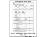 Grease Interceptor Sizing Worksheet